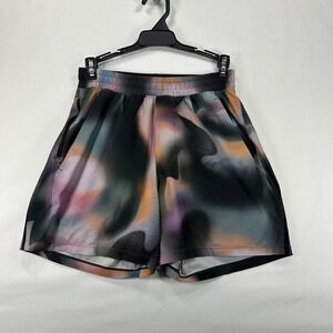 Lululemon Woman's Hotty Hot High-Rise Lined Shorts X-Small Speed Flux Mini Black